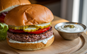 What is burger sauce made of ?