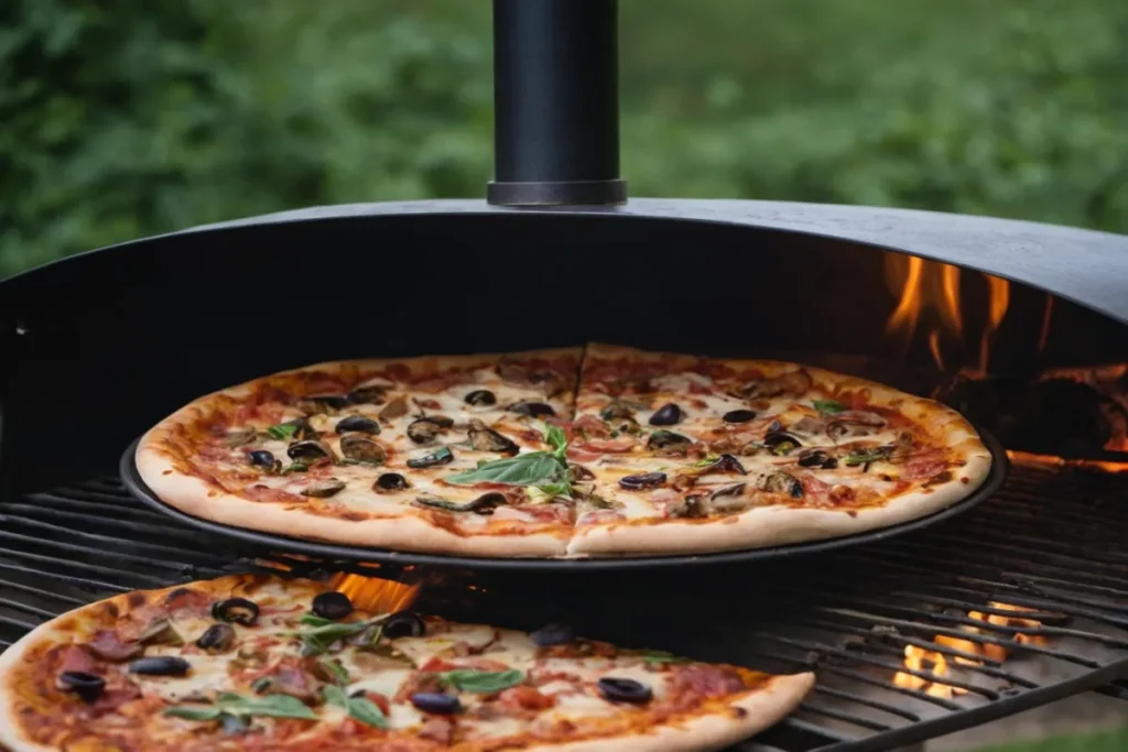 What temperature is the best for Ooni pizza oven?