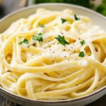 What can I add to Alfredo pasta to make it taste better